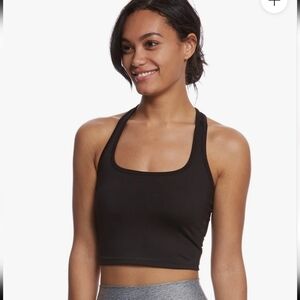 Mika Serene Yoga Crop Top Sz Small Black